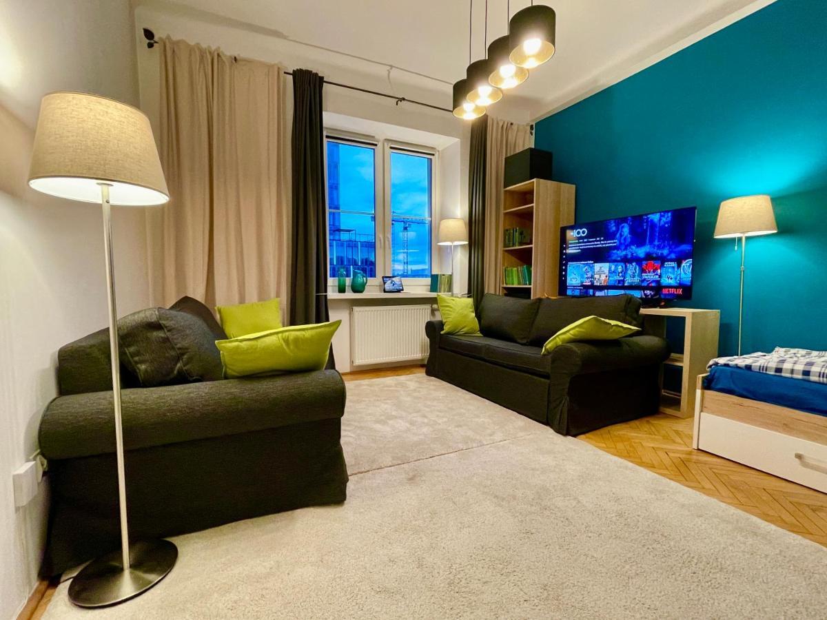ワルシャワSuper Square Metro X2 Fast Wifi 55'Tv Netflix Hbo Appletv+ Amazontvアパートメント エクステリア 写真