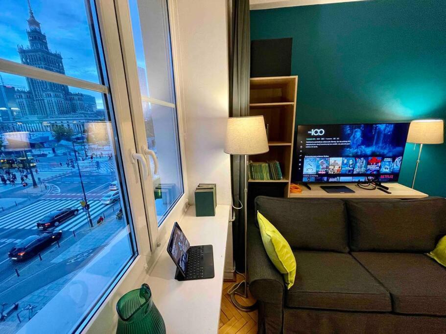ワルシャワSuper Square Metro X2 Fast Wifi 55'Tv Netflix Hbo Appletv+ Amazontvアパートメント エクステリア 写真